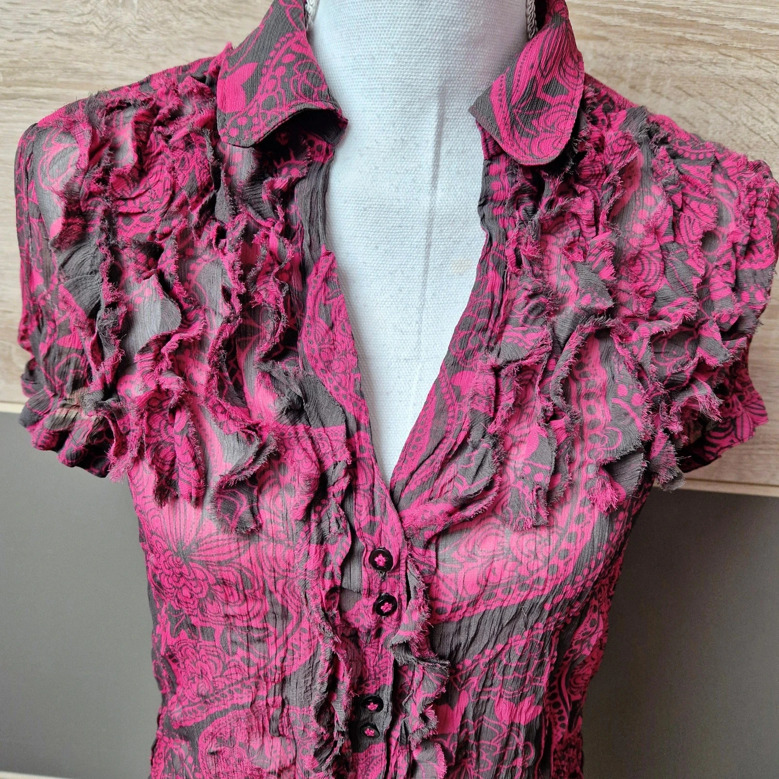 Doorzichtig blouse – photo 2